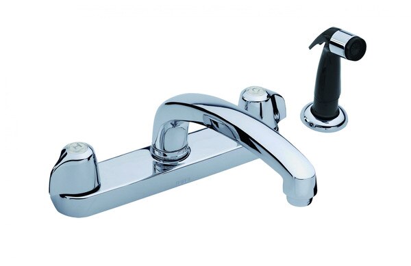 Gerber Two Handle Kitchen Faucet with Spray