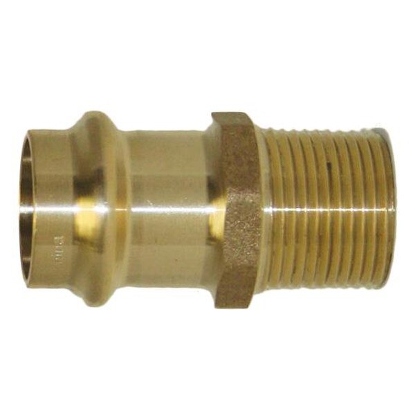 Apollo Copper Male Press Fit Adaptor 1-1/4